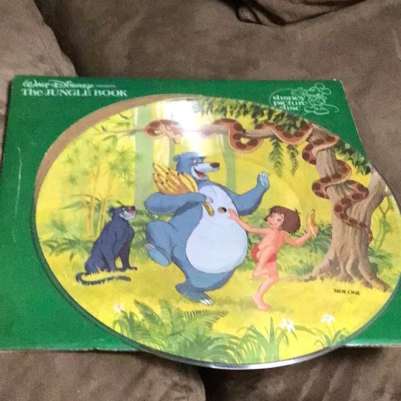 DISNEY RECORD   JungleBook record … picture disc .. motion picture soundtrack - Picture 2 of 15